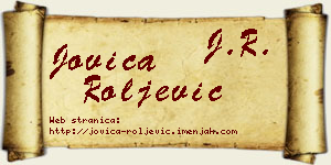 Jovica Roljević vizit kartica